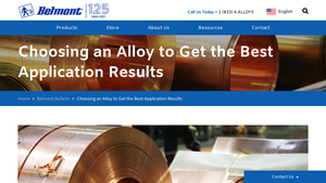 Belmont Metals - Brass & Bronze Alloys
