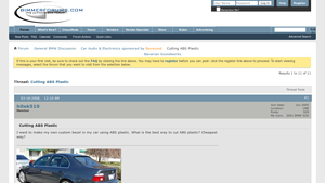 Bimmer Forums - ABS Cutting Tips