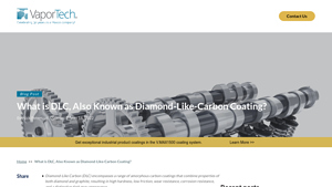Vaportech - Diamond-Like Carbon Coatings