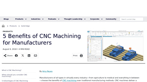 Siemens - CNC Machining Benefits