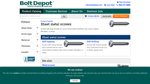 Bolt Depot - Sheet Metal Screws