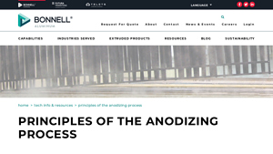 Bonnell Aluminum - Anodizing Solutions