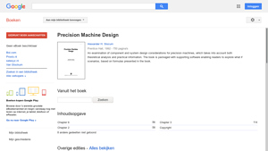 Google Books - Precision Machine Design