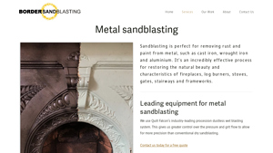 Borders and Blasting - Metal Sandblasting Services