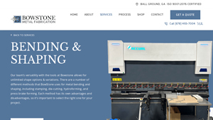 Bowstone - Metal Bending & Shaping Services