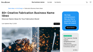 Fabrication - Creative Business Name Ideas