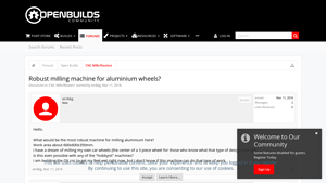 OpenBuilds - Robust Milling Machine for Aluminium Wheels
