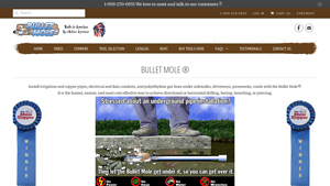 Bullet Mole - Horizontal Drilling and Boring Tools
