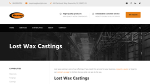 Bunty LLC - Lost Wax Casting Solutions