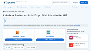 Capterra - Autodesk Fusion 360