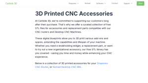 Carbide 3D - Essential Accessories for CNC Machines
