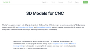 Carbide 3D - CNC Models and Files
