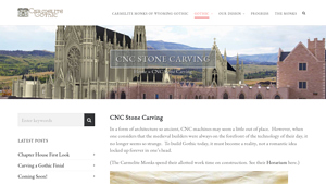 Carmelite Gothic - CNC Stone Carving