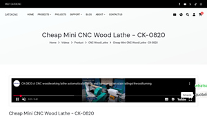 Catek - Cheap Mini CNC Wood Lathe
