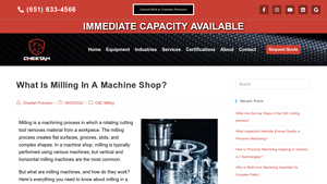 Cheetah Precision - Milling Machines