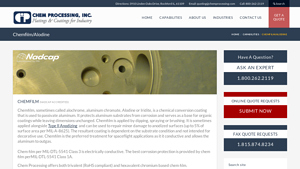 Chemprocessing - Chemfilm/Alodine