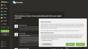 Chess.com - Homemade Chess Sets and Boards