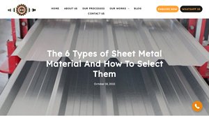 Choong Ngan Engineering - Sheet Metal Materials