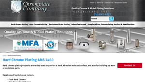 Chromplate - Hard Chrome Plating Services