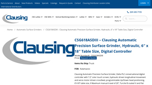 Clausing - Automatic Precision Surface Grinder