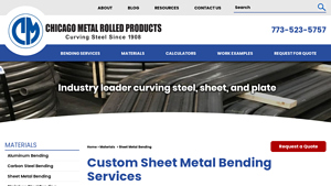 CMRP - Custom Sheet Metal Bending Services