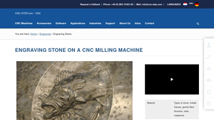 CNC-Step - Engraving Solutions for Stone