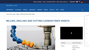 CNC-Step - Carbon Fiber Machining Solutions