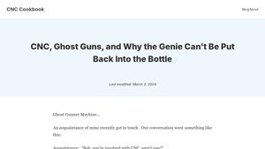 Defense Distributed - Ghost Gunner CNC Machine