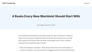 CNC Cookbook - CNC Programming Handbook & Machine Shop Trade Secrets