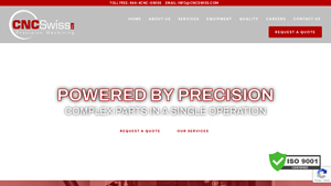 CNC Swiss Inc. - Precision Swiss Machining and CNC Turning Services