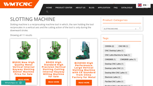 CNCWMT - B5020 High Quality Vertical Internal Keyway Slotting Machine