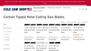 Cold Saw Shop - Steel Cutting Saw Blades