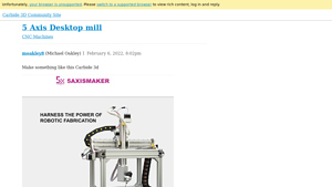 Carbide 3D - 5 Axis Desktop Mill