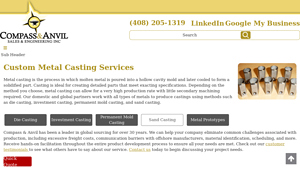 Compass & Anvil - Custom Metal Casting Services
