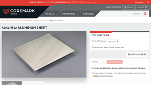 CoreMark Metals - 5052 Plate