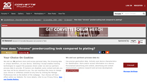 Corvette Forum - Chrome Powdercoating Insights