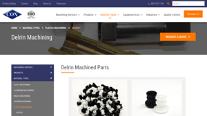 Cox Manufacturing - Delrin Plastic Solutions