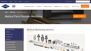 Cox Manufacturing - Precision Machined Medical Parts