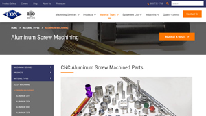 Cox Manufacturing - CNC Aluminum Screw Machining