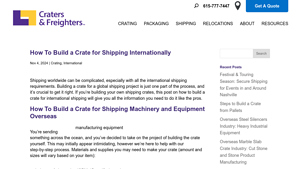 Craters & Freighters Nashville - Key Product Details