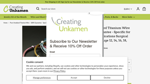 Creating Unkamen - Pure Anodized Titanium Wire