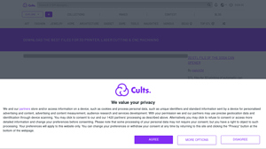 Cults - Digital Marketplace for 3D Printing Models