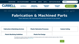 Curbell Plastics - Custom Fabrication & Machining Services