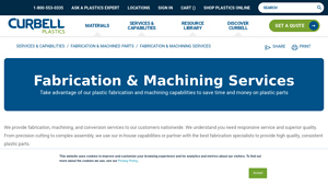 Curbell Plastics - Custom Plastic Fabrication Services