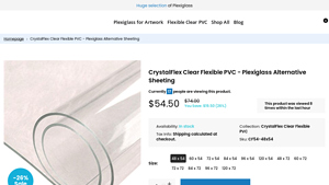 CrystalFlex - Clear Flexible PVC Sheeting
