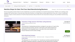 DealStream - CNC & Manufacturing Businesses