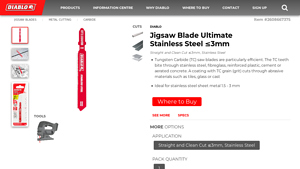 Diablo - Jigsaw Blade Ultimate Stainless Steel