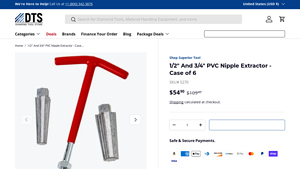 Superior Tool - PVC Nipple Extractor Case of 6