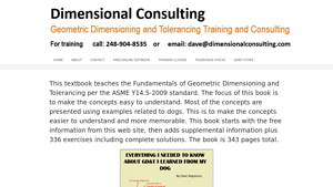Dimensional Consulting - GD&T Fundamentals Textbook
