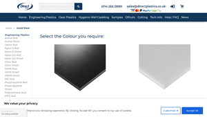 Direct Plastics - Acetal Sheet